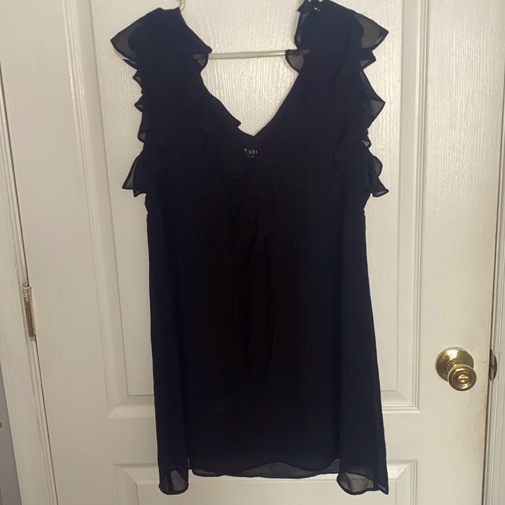 Ruffled blouse baby doll top